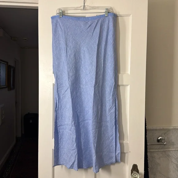 J.Crew Gwyneth slip skirt in linen CI648 - Picture 6 of 8